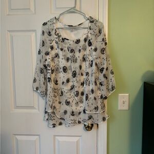 Floral Print Women's Top